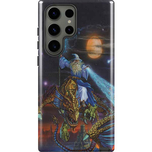 Twilight Tempest Wizard by Ed Beard Jr Galaxy S23 Ultra Pro Case