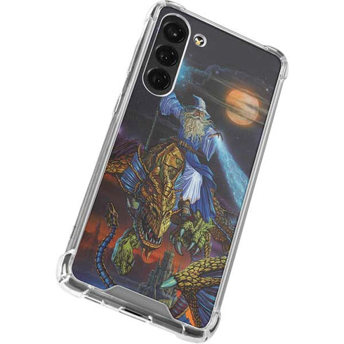 Twilight Tempest Wizard by Ed Beard Jr Galaxy S24 FE Clear Case