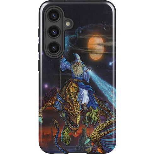 Twilight Tempest Wizard by Ed Beard Jr Galaxy S25 Impact Case