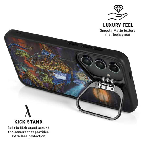 Twilight Tempest Wizard by Ed Beard Jr Galaxy S25 Kickstand Case