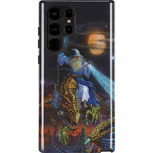 Twilight Tempest Wizard by Ed Beard Jr Galaxy S25 Ultra Impact Case