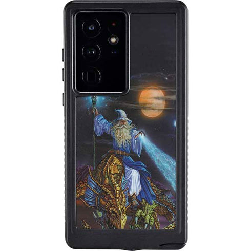 Twilight Tempest Wizard by Ed Beard Jr Galaxy S24 Ultra Waterproof Case