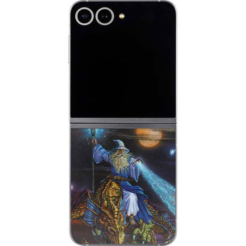 Twilight Tempest Wizard by Ed Beard Jr Galaxy Z Flip6 Skin