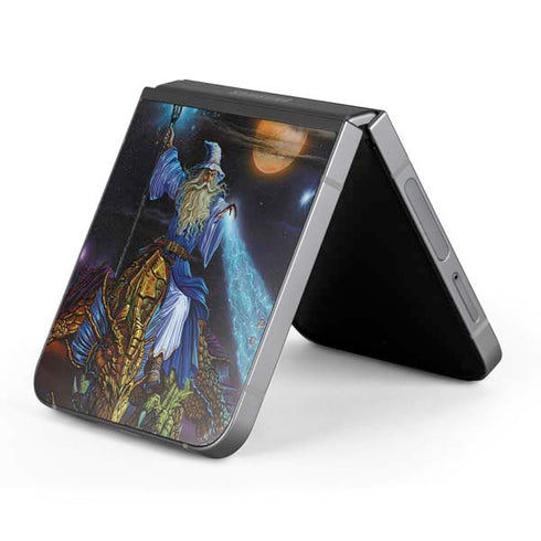 Twilight Tempest Wizard by Ed Beard Jr Galaxy Z Flip6 Skin