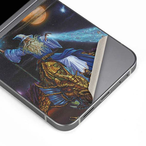 Twilight Tempest Wizard by Ed Beard Jr Galaxy Z Flip6 Skin