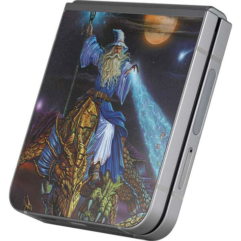 Twilight Tempest Wizard by Ed Beard Jr Galaxy Z Flip6 Skin