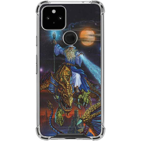 Twilight Tempest Wizard by Ed Beard Jr Pixel Cases