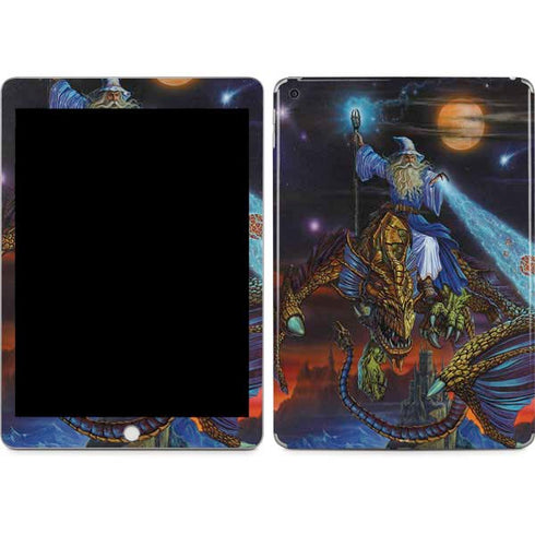 Twilight Tempest Wizard by Ed Beard Jr Apple iPad Skin