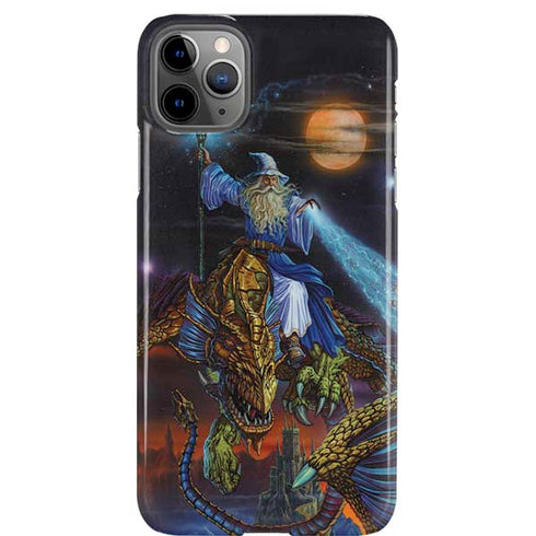 Twilight Tempest Wizard by Ed Beard Jr iPhone Cases
