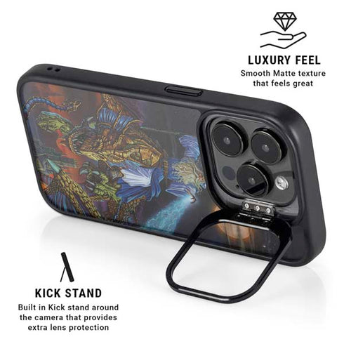 Twilight Tempest Wizard by Ed Beard Jr iPhone 13 Pro Max Kickstand Case