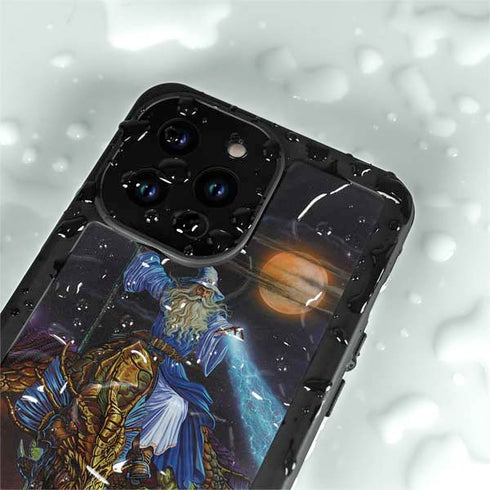 Twilight Tempest Wizard by Ed Beard Jr iPhone 15 Pro Waterproof Case