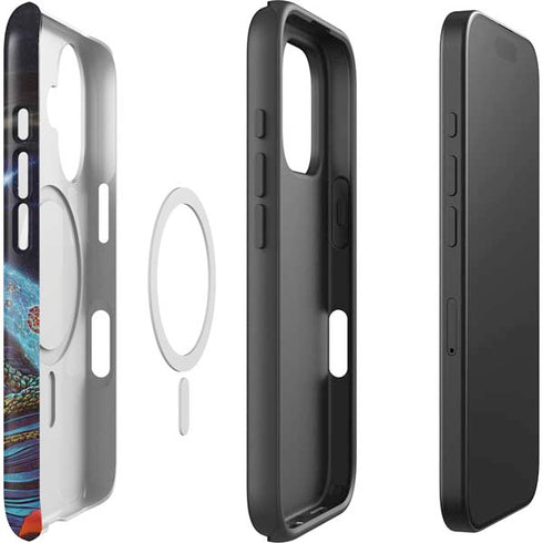 Twilight Tempest Wizard by Ed Beard Jr iPhone 16 Magsafe Impact Case