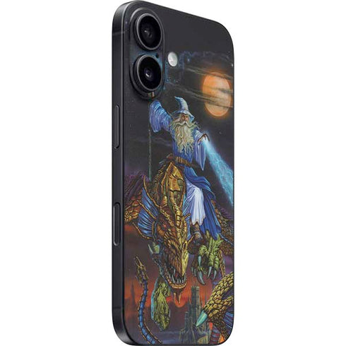 Twilight Tempest Wizard by Ed Beard Jr iPhone 16 Plus Skin