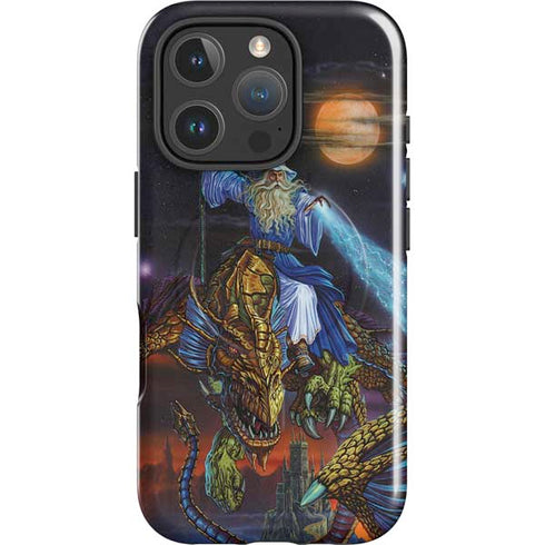 Twilight Tempest Wizard by Ed Beard Jr iPhone 16 Pro Magsafe Impact Case