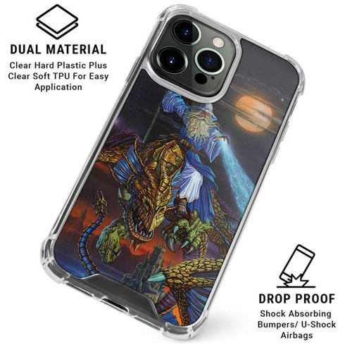 Twilight Tempest Wizard by Ed Beard Jr iPhone 16 Pro Max Clear Case