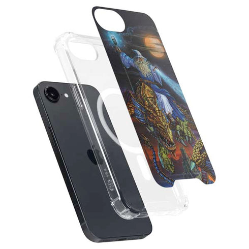 Twilight Tempest Wizard by Ed Beard Jr iPhone 16e MagSafe Case