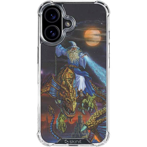 Twilight Tempest Wizard by Ed Beard Jr iPhone 17 Clear Case