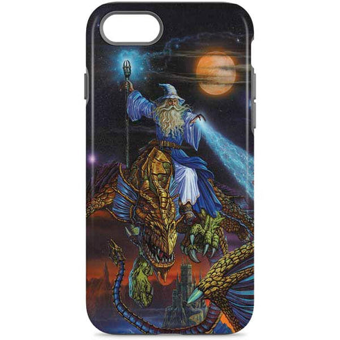Twilight Tempest Wizard by Ed Beard Jr iPhone Cases