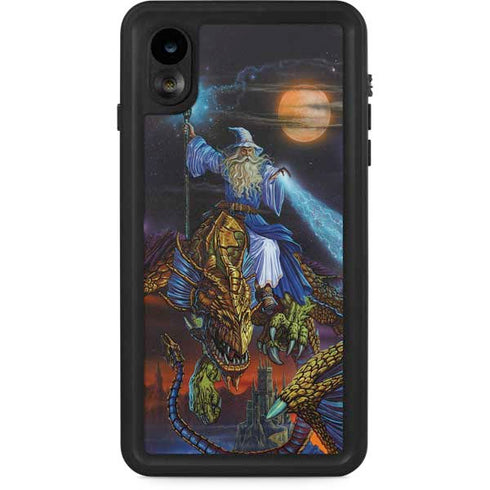 Twilight Tempest Wizard by Ed Beard Jr iPhone Cases