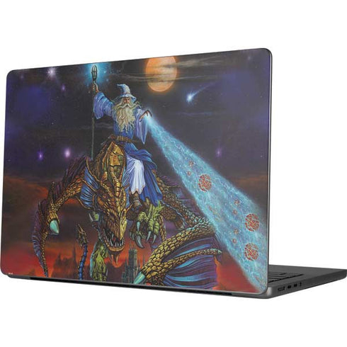 Twilight Tempest Wizard by Ed Beard Jr Apple MacBook Pro 14-inch Skin