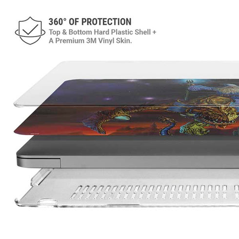 Twilight Tempest Wizard by Ed Beard Jr MacBook Pro 14in (2021-24) Case plus Skin