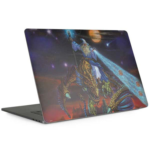 Twilight Tempest Wizard by Ed Beard Jr MacBook Skins