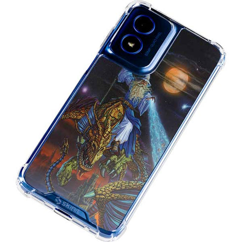 Twilight Tempest Wizard by Ed Beard Jr Moto G 5G (2024) Clear Case