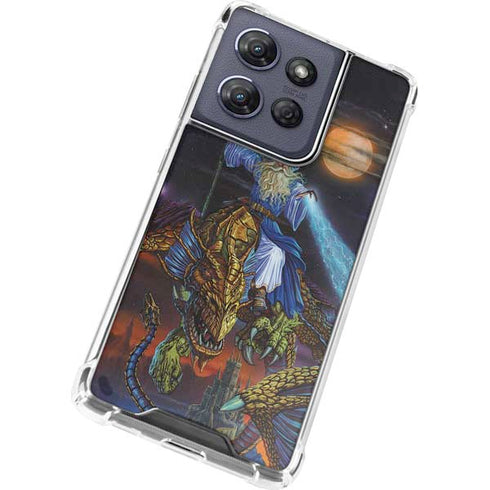 Twilight Tempest Wizard by Ed Beard Jr Moto G Play 5G (2025) Clear Case