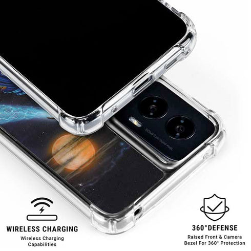Twilight Tempest Wizard by Ed Beard Jr Moto G Power 5G (2024) Clear Case