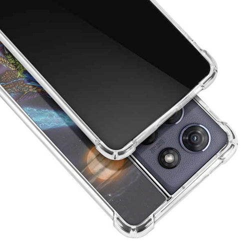 Twilight Tempest Wizard by Ed Beard Jr Moto G Stylus 5G (2025) Clear Case