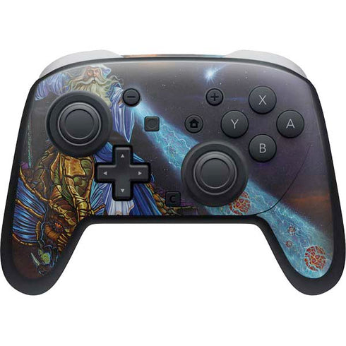 Twilight Tempest Wizard by Ed Beard Jr Nintendo Switch 2 (2025) Pro Controller Skin