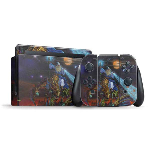 Twilight Tempest Wizard by Ed Beard Jr Nintendo Skins