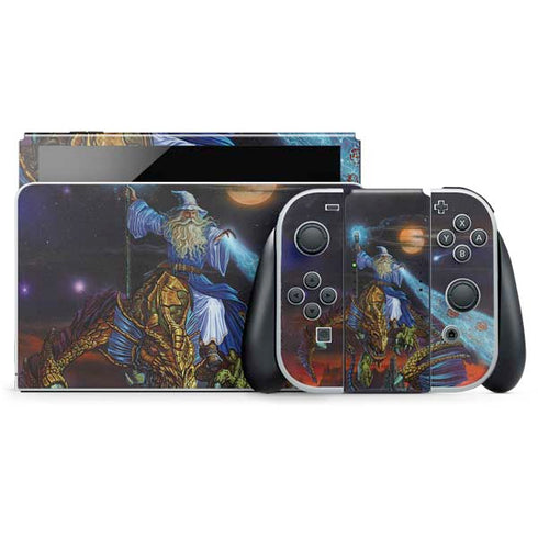 Twilight Tempest Wizard by Ed Beard Jr Nintendo Skins