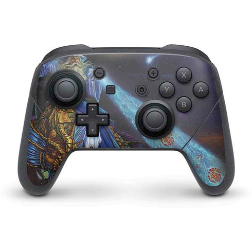 Twilight Tempest Wizard by Ed Beard Jr Nintendo Skins