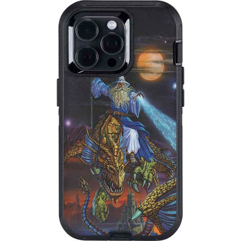 Twilight Tempest Wizard by Ed Beard Jr Otterbox Defender iPhone Skin