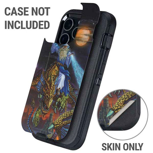 Twilight Tempest Wizard by Ed Beard Jr Otterbox Defender iPhone Skin