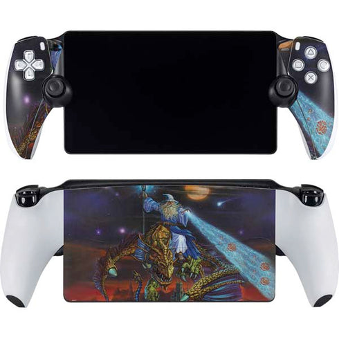 Twilight Tempest Wizard by Ed Beard Jr PlayStation Portal Remote Player Skin
