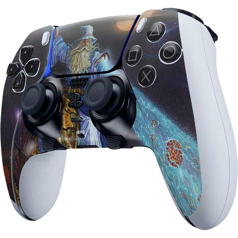 Ed Beard Jr. Twilight Tempest Wizard PS5 DualSense Edge Pro Controller Skin