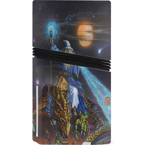 Twilight Tempest Wizard by Ed Beard Jr PS5 Pro Disk Bundle Skin