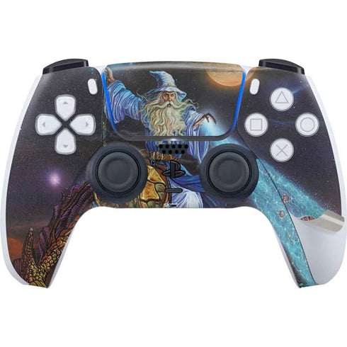 Twilight Tempest Wizard by Ed Beard Jr PS5 Pro Disk Bundle Skin