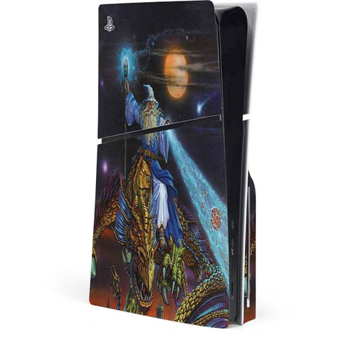 Twilight Tempest Wizard by Ed Beard Jr PlayStation PS5 Skins