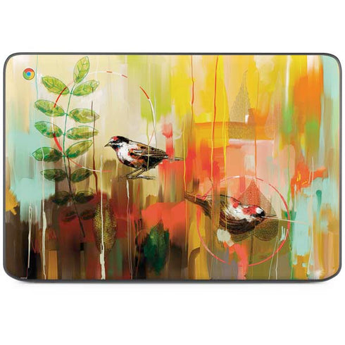 Two Little Birds HP Chromebook Skin