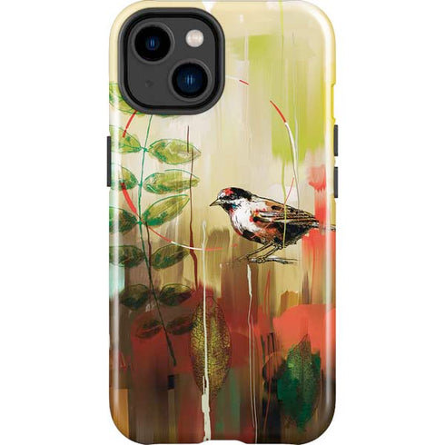 Two Little Birds iPhone 15 Impact Case