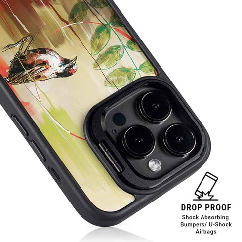 Two Little Birds iPhone 15 Pro Kickstand Case