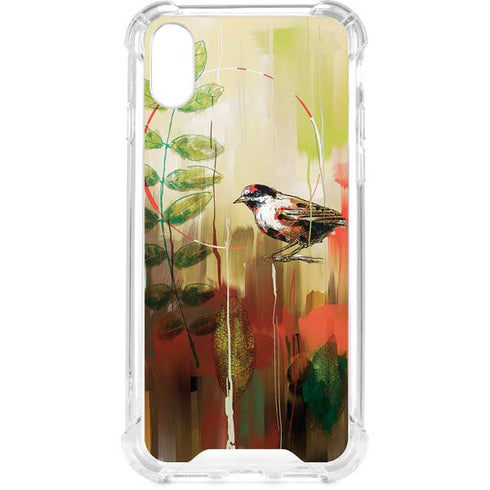 Two Little Birds iPhone XS Clear Case
