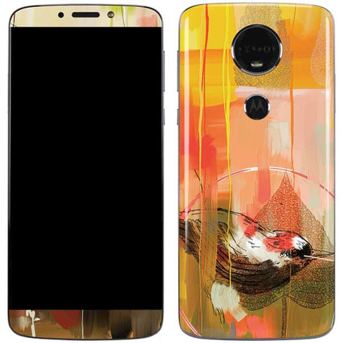 Two Little Birds Moto E5 Plus Skin