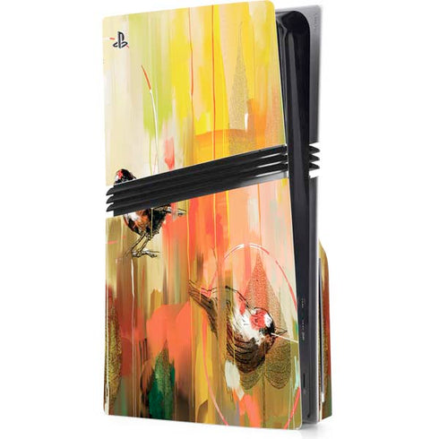 Two Little Birds PS5 Pro Disk Console Skin