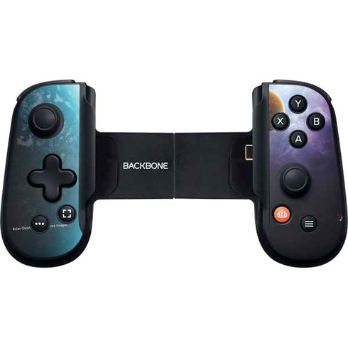 StockTrek Two Planets Born from the Same Star Backbone One for iPhone Game Controller Skin