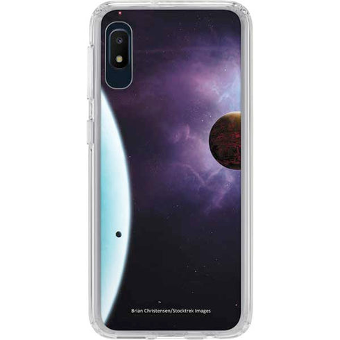 StockTrek Two Planets Born from the Same Star Galaxy A10e Clear Case