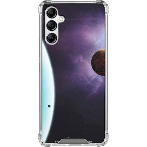 StockTrek Two Planets Born from the Same Star Galaxy A14 5G Clear Case